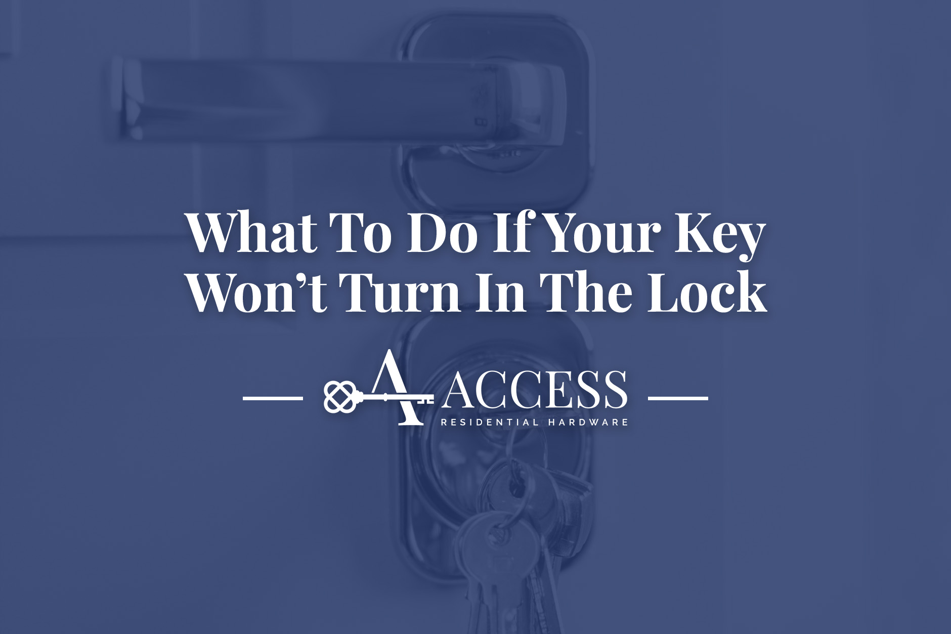 How do keys open locks?